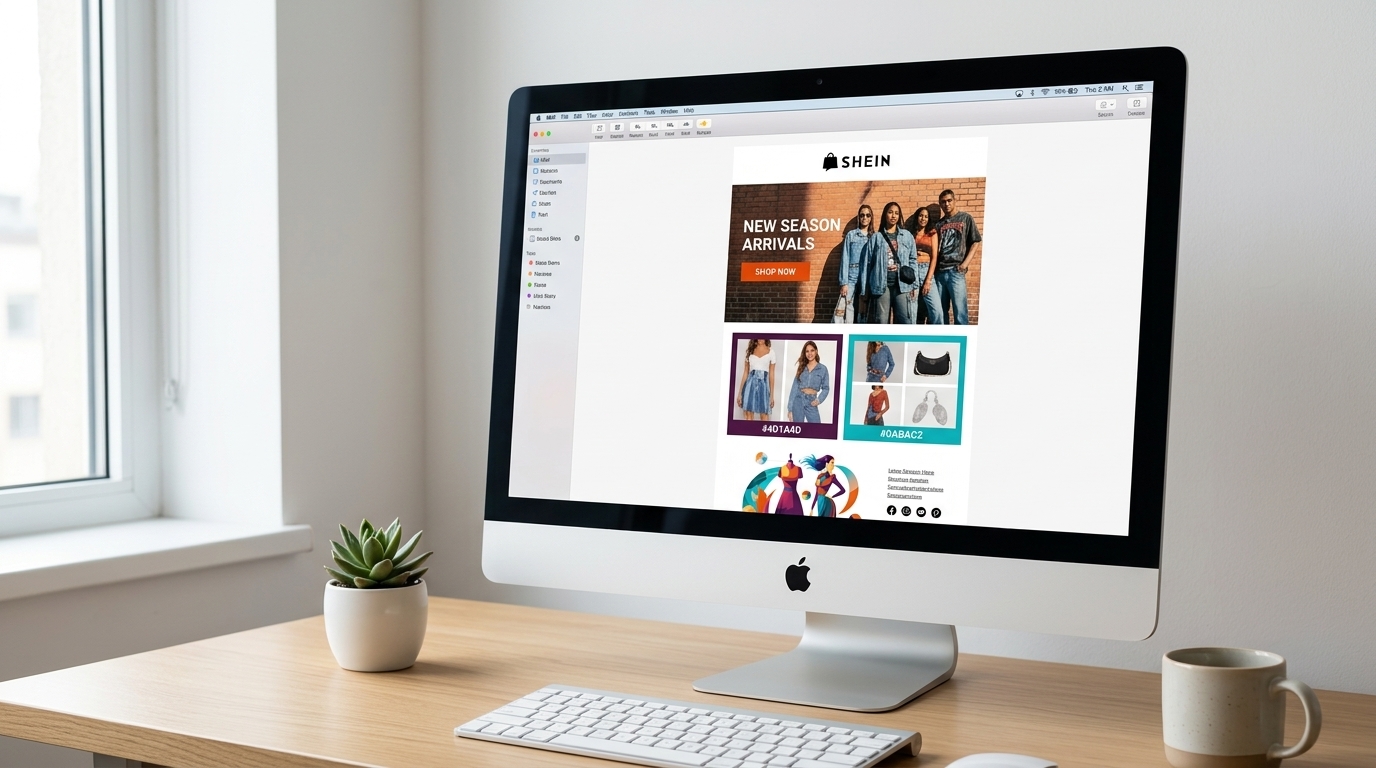 Email Newsletter mockup