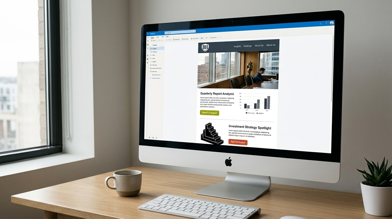 Email Newsletter mockup