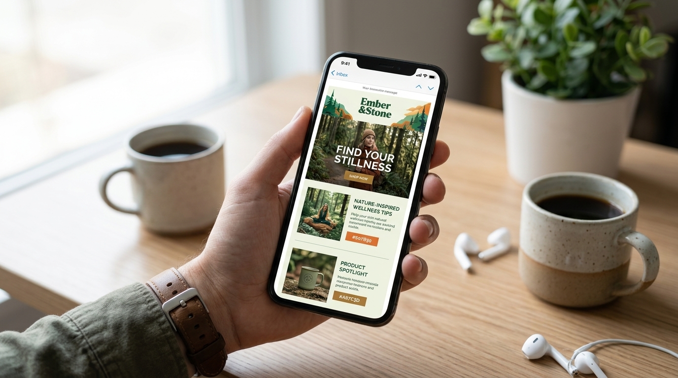 Email Newsletter mockup